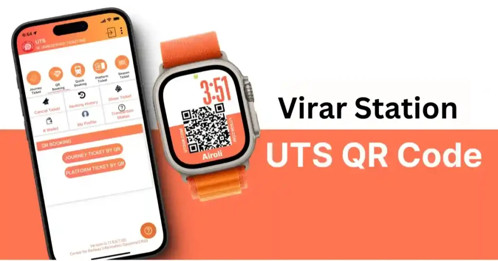 Virar Station UTS QR Code